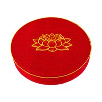Bothyi - Cojín De Yoga Budista Cómoda Almohada De Suelo Para Mujeres Hombres Yoga Estiramiento Rojo