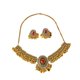thumbnail image 5 of Conjunto De Aretes De Collar Vintage Magnífico De Moda Para Fiesta De Aniversario De Graduación Rojo, 5 of 5