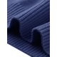 thumbnail image 5 of INSPIRE CHIC Suéter de Cuello en V para Mujer de Manga Larga a Rayas Suéter Suave Casual de Otoño S Azul Real, 5 of 6