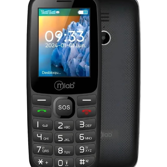 Telefono Senior Bar Style 4g Lte Sos 2.4 Dualsim Mlab 09387