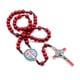 thumbnail image 5 of Rosario Intercession con medalla de San Benito (rojo), 5 of 5