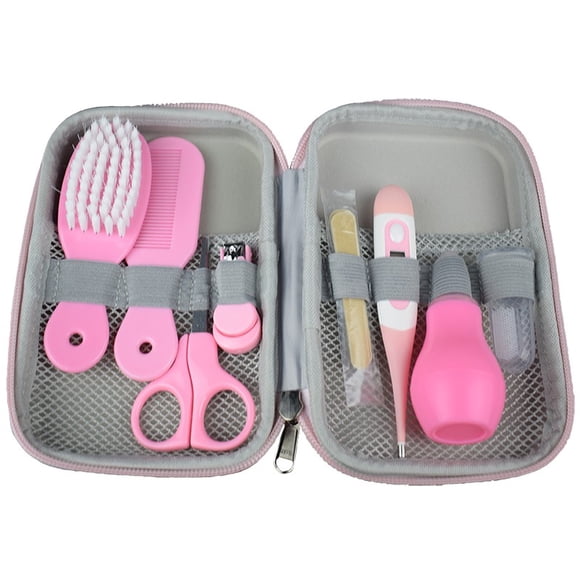 Set Cuidados para bebe 8 piezas rosado mas estuche