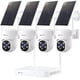 thumbnail image 1 of Cámaras de seguridad solares Kittyhok 2K Ultra HD PT, 4 unidades con NVR, 1 of 7