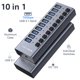 thumbnail image 2 of Hub USB ACASIS de 10 puertos USB 3.1 de 10 Gbps con adaptador de corriente de 48 W, 2 of 7