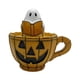 thumbnail image 3 of Lámpara De Noche Con Forma De Taza De Calabaza De Halloween Con Fantasma De Lectura Para Repisa De Chimenea, Estante Interior, 12 Cm, Sin Boca, 3 of 5