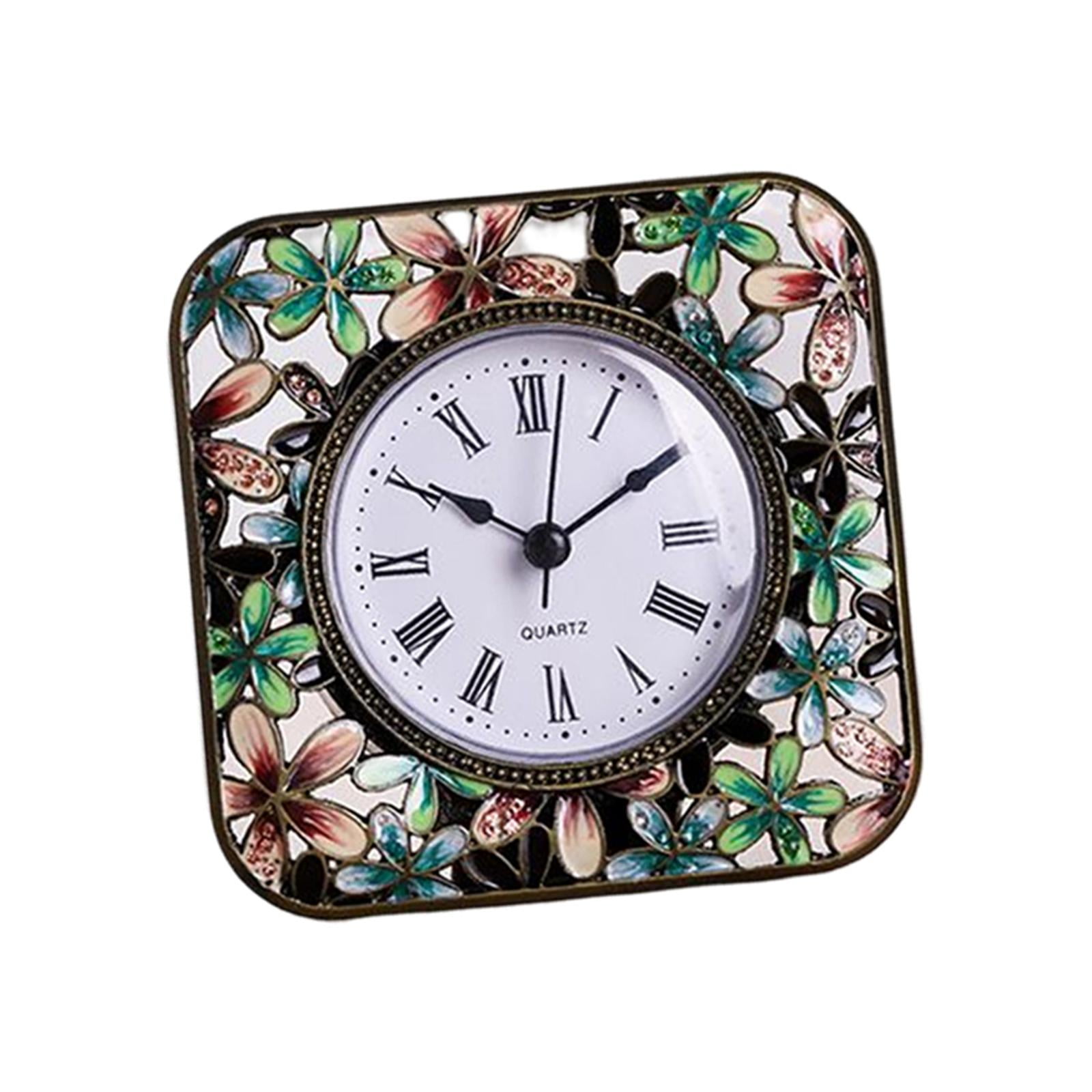 Bothyi - Vintage Mesa Reloj Cabecera Números Romanos Granja Hotel Decorativo