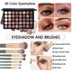 thumbnail image 3 of Kit de maquillaje completo para chicas - Paleta de sombras, brillo y labial, brochas de maquillaje, base, corrector, máscara de pestañas, polvo, neceser, 3 of 7
