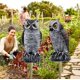 thumbnail image 2 of Búho espantapájaros Ruolan para asustar a los pájaros para el jardín, 2 of 7