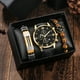 thumbnail image 3 of 3pcs/set Men's Casual Analog Watch And Classic Bracelets Set (1 Watch+2 Bracelets), 3 of 5