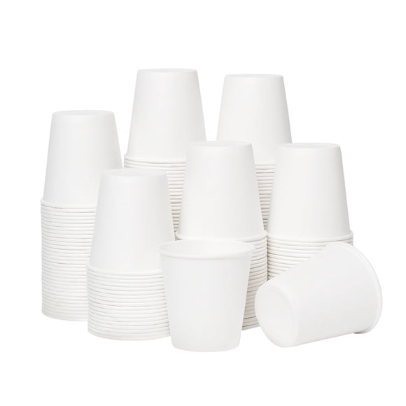 Vasos de papel desechables RACETOP 90 ml para baño [paquete de 100]