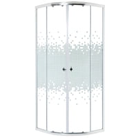 Joytek - Shower Door 80X80Cm 5Mm Mampara Curva (Sin Receptáculo)