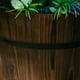 thumbnail image 4 of Macetero De Madera Tipo Barril Para Jardin Terraza Planta XS, 4 of 8