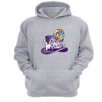 Genérico - Polerón Canguro Wonka Gris Claro Talla Xl Unisex