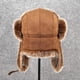 thumbnail image 5 of Sombrero de aviador unisex de gamuza resistente al viento y al viento., 5 of 5