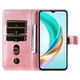 thumbnail image 3 of Funda con Cremallera para Honor X6C 4G, Carcasa Cartera de Cuero PU con Soporte y Tarjetero, 3 of 5