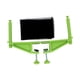thumbnail image 3 of Juego de Postes para Red de Tenis de Mesa, Red de Práctica de Montaje Rápido, Red con Abrazadera de Tornillo para Adultos, Marco de Red para Reuniones Verde, 3 of 5