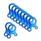 thumbnail image 3 of 10 Piezas 3 Agujeros Tienda Cuerda Sujetador Viento Cuerda Hebilla Tensor Azul, 3 of 5