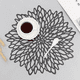 thumbnail image 5 of Paquete de 6 manteles individuales redondos metálicos de oro rosa con hojas de vinilo laminado para mesa de comedor decorativas, 5 of 5