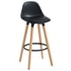 thumbnail image 1 of Taburete Counter Stool WHI, negro, contemporáneo, juego de 2, 1 of 6