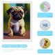 thumbnail image 3 of Kit de Pintura de Diamantes 5D Diseño Pug Desmarcar 30x40cm, 3 of 6