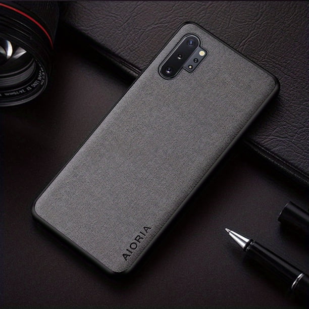 1pc Lightweight Artificial Leather Phone Cover For Samsung Galaxy Note 10 Plus Case