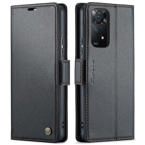 CaseMe tipo cartera Xiaomi Redmi Note 11 Pro 4G/5G con cierre magnético, RFID, tarjetero, soporte, carga inalámbrica