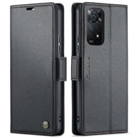 Caseme Tipo Cartera Xiaomi Redmi Note 11 Pro 4G/5G Con Cierre Magnético, Rfid, Tarjetero, Soporte, Carga Inalámbrica
