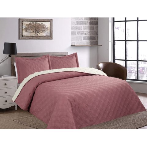 Chantilly - Quilt Ultrasonic Sherpa 1.5P Malva