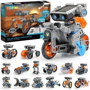 Robot Solar Stem De Juguete Aohu Solios-Nova 15 En 1 Para Niños De 8 A 12 Años