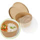 thumbnail image 2 of Bowl Kraft Con Tapa De 500-600cc Pack 50 und Desechables Marrón, 2 of 3
