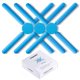 thumbnail image 1 of Juego de 3 Posavasos Plegables de Silicona Azul FENGCHEN 22 cm, 1 of 6