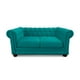 thumbnail image 1 of Sofa Florencia 2C Tela Velvet Turquesa, 1 of 4