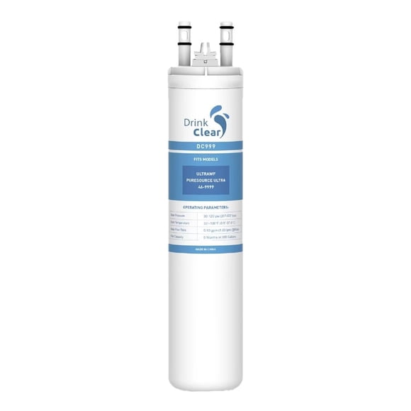 Filtro de agua de repuesto DRINKCLEAR para ULTRAWF, Kenmore 9999