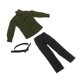 thumbnail image 2 of Colección 1: 6 Trajes De Ropa De Campo De Figura De Hombre Para Mu?eca De 12 "modelo De Cuerpo Accs Brazo Verde Superior, 2 of 5