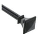 thumbnail image 4 of Set Doble De Barras Para Cortina Extensible 200-250 Cm De Metal Diámetro 13/16 Mm Soporte De Muro Terminal Prisma Color Negro, 4 of 6