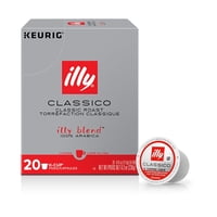 Cápsulas De Café Illy Classico, Tostadas Medianas, 100% Arábica, 20 Unidades