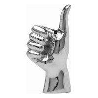 Genérico - Set De 3 Figura Mano Plateado Decoración Soporte Joyería Jhn