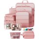 thumbnail image 1 of Cubos de embalaje Veken 11 piezas rosa – organizador de viaje, 1 of 8
