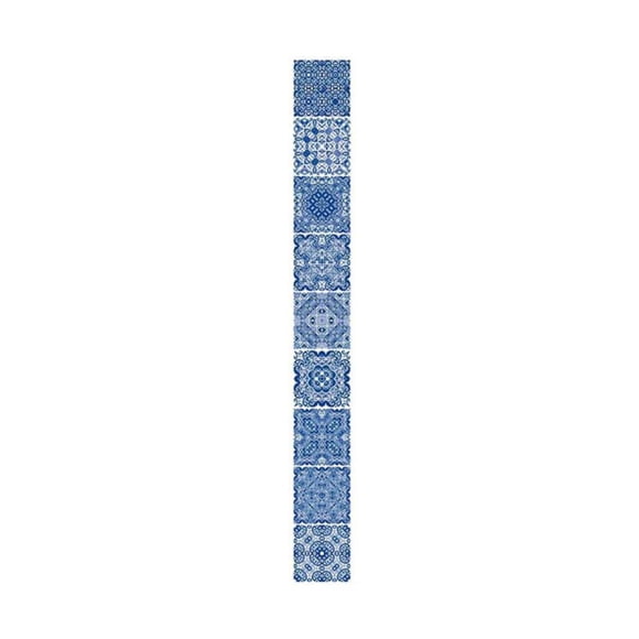 Cenefa autoadhesiva Ibérica Azul