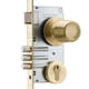 thumbnail image 2 of Cerradura Embutida Poli Urbano B60 Acceso Fijo Bronce, 2 of 3