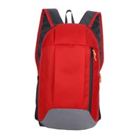 Magideal - Mochila De Senderismo Para El Gimnasio, Para Negocios, Organizador Multiusos, Para Acampar, Para Uso Diario, Para Correr, Escalar, Ultraligera Y Cómod Negro Rojo