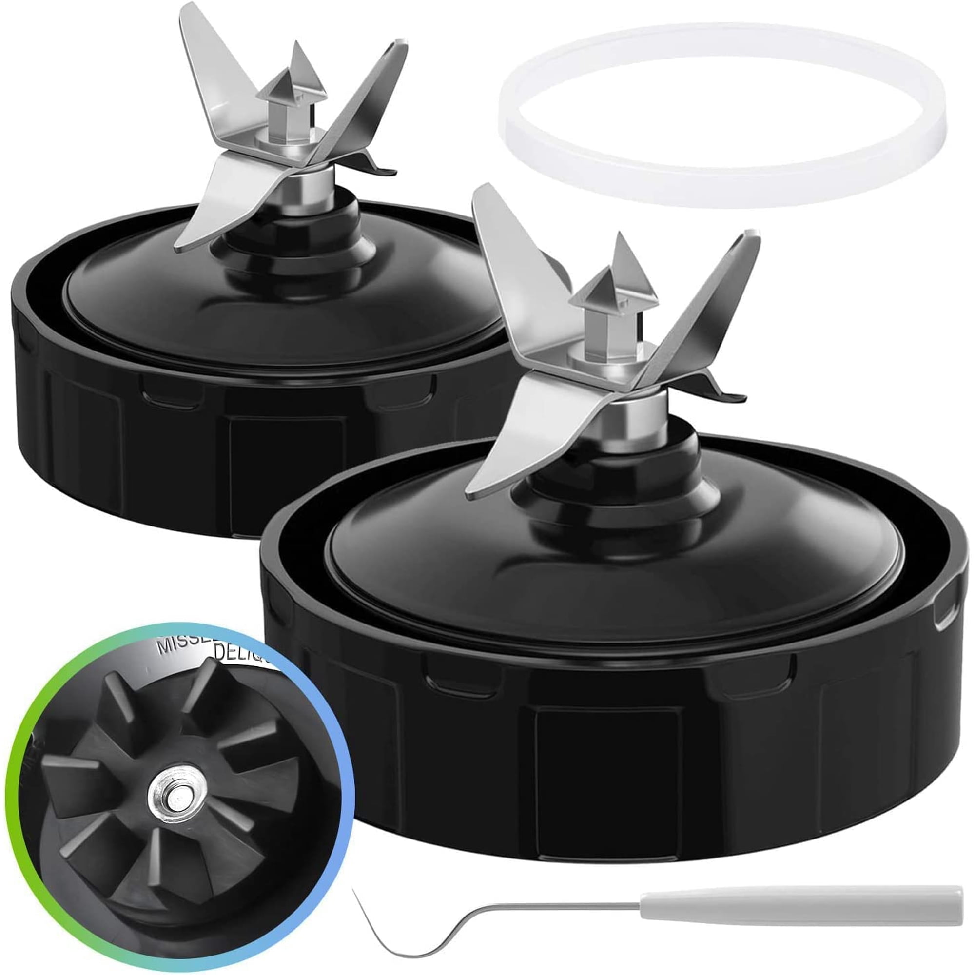 Piezas De Repuesto Para Batidora Meet Juice De 7 Aletas, 10 Cm, Paquete De 2