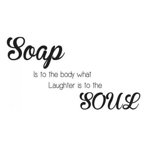 Rienda Libre Graphics - Decomural Soap To The Body Bathroom Ws-40981