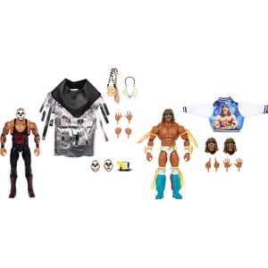 Figura De Acción Mattel Wwe Ultimate Edition Ultimate Warrior Vs Papa Shango, Paquete De 2
