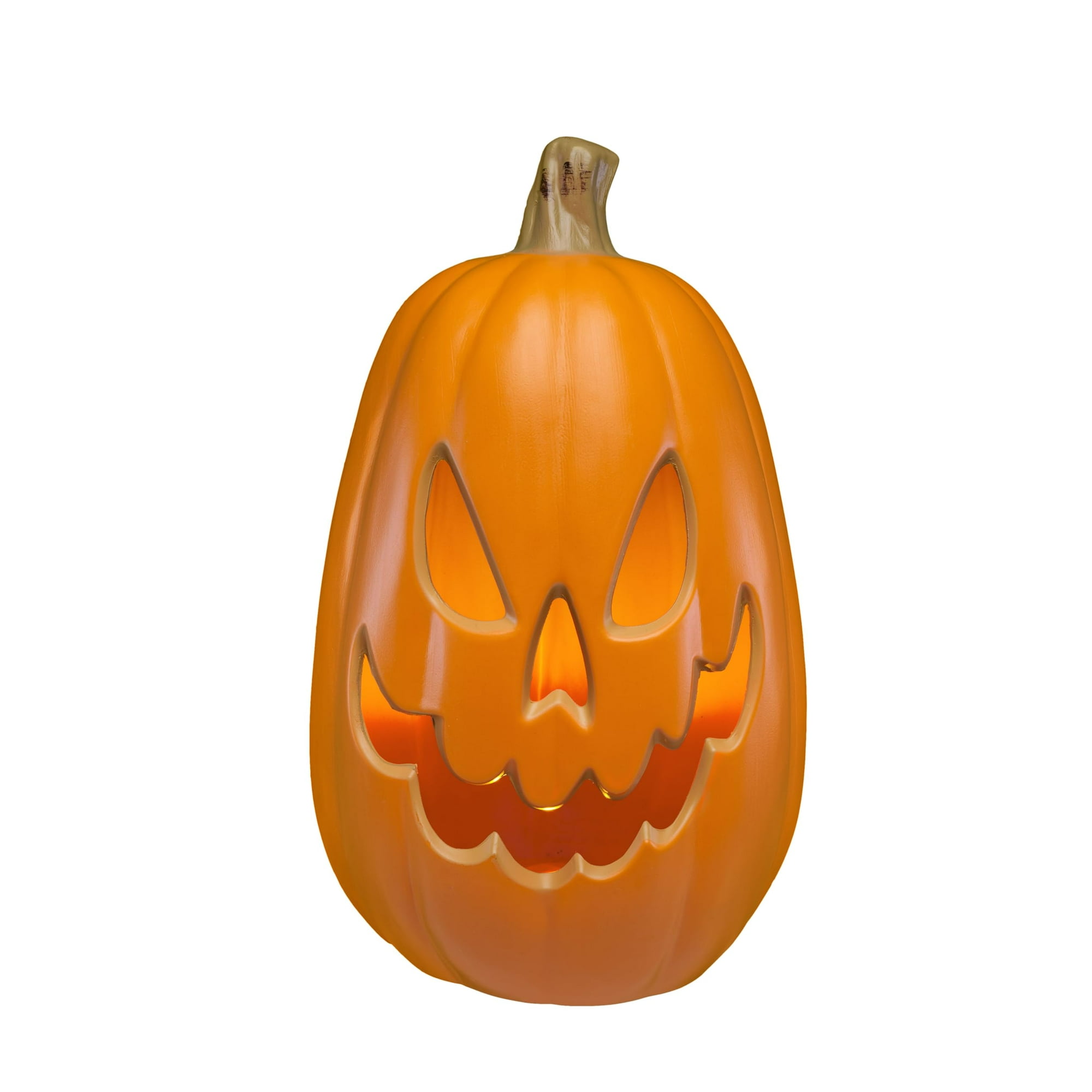 Calabaza Grande Hw1030 De Xodus Innovations Con Luz Led De 15 Pulgadas, Funciona Con Pilas, Para Interiores Y Exteriores, Temporizador Diario De 8 Horas, Para Halloween Y Acción De Gracias