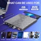 thumbnail image 2 of Unidad externa de CD/DVD BPAKDU 8 en 1 USB 3.0 Ultra‑delgada, 2 of 7