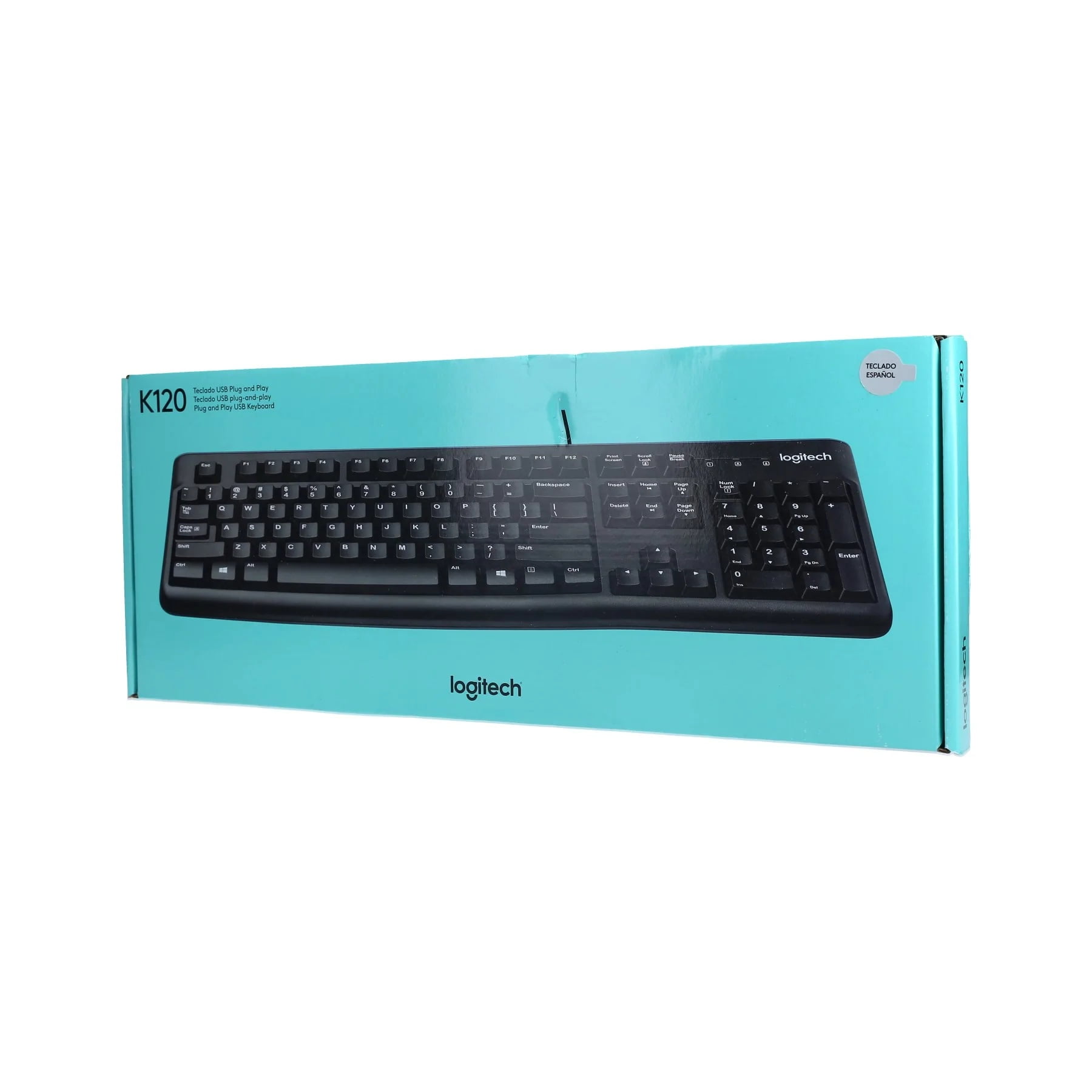 Teclado Logitech K120 Alámbrico Negro
