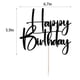 thumbnail image 3 of Topper para pastel Gtseryeio negro con brillo Happy Birthday, 3 of 8