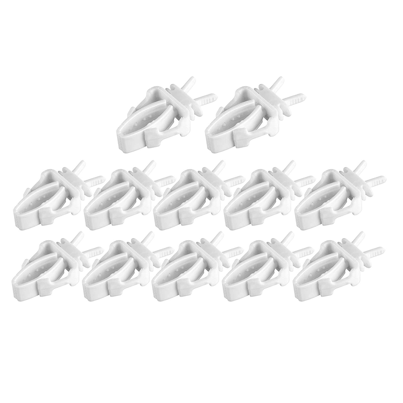 Magideal - 12X Clip De Alimentación De Pájaros, Clip De Comedero De Jaula De Pájaros, Clips De Verduras De Frutas De Loro, Soporte De Comida De Jaula De Pájaros