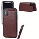 thumbnail image 1 of Premium Leather Flip Wallet Case with Card Slots & Magnetic Closure for Apple iPhone 6/7/8/X/XS/Plus, 1 of 3